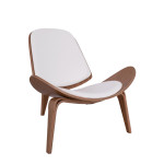 Superior/Natural* Lounge Armchair White