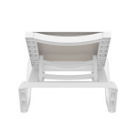 Rio/ST* Sun-Lounger White-Taupe