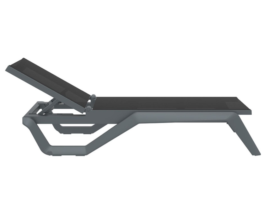 Rio/ST* Sun-Lounger Dark Grey-Black