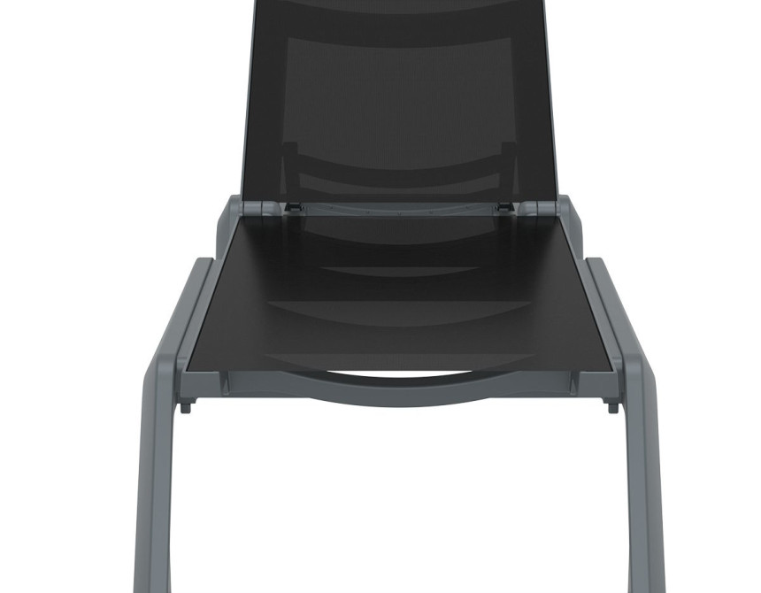 Rio/ST* Sun-Lounger Dark Grey-Black