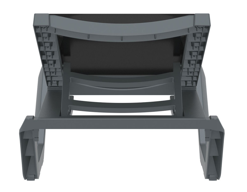 Rio/ST* Sun-Lounger Dark Grey-Black