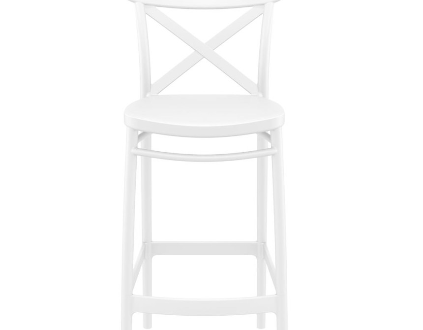 Cross/ST-S* Barstool White