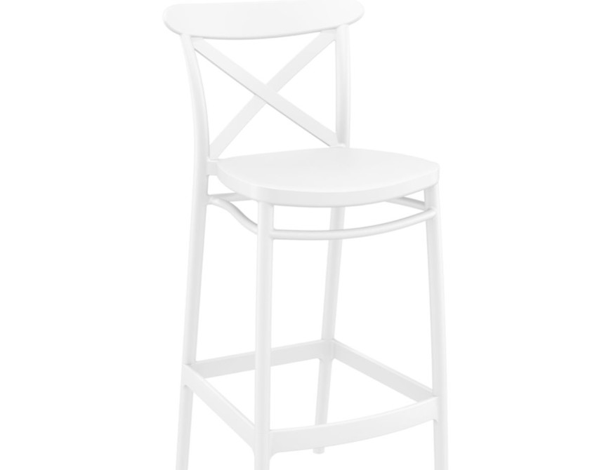 Cross/ST-S* Barstool White