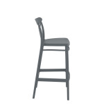 Cross/ST-T* Barstool Dark Grey