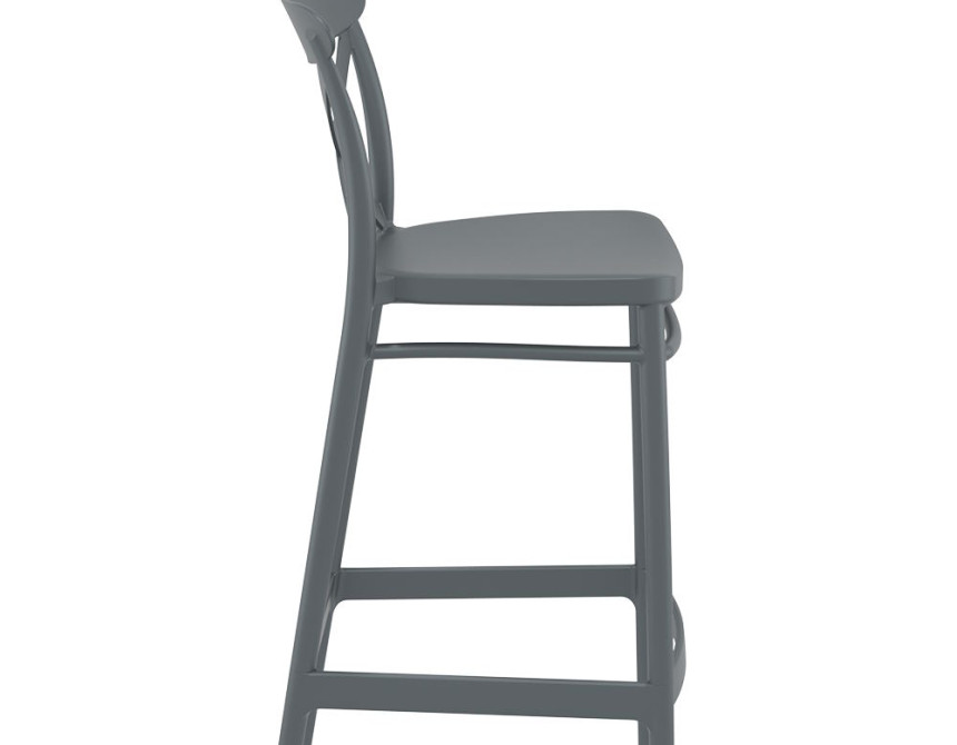 Cross/ST-T* Barstool Dark Grey