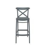 Cross/ST-T* Barstool Dark Grey