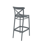 Cross/ST-T* Barstool Dark Grey