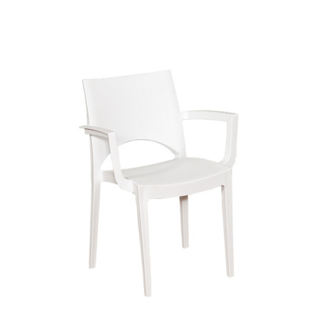 Armchair Paris/P-PP White*