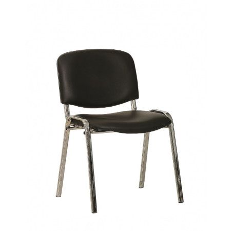 Visitor Chair Iso/CR Μαύρη*