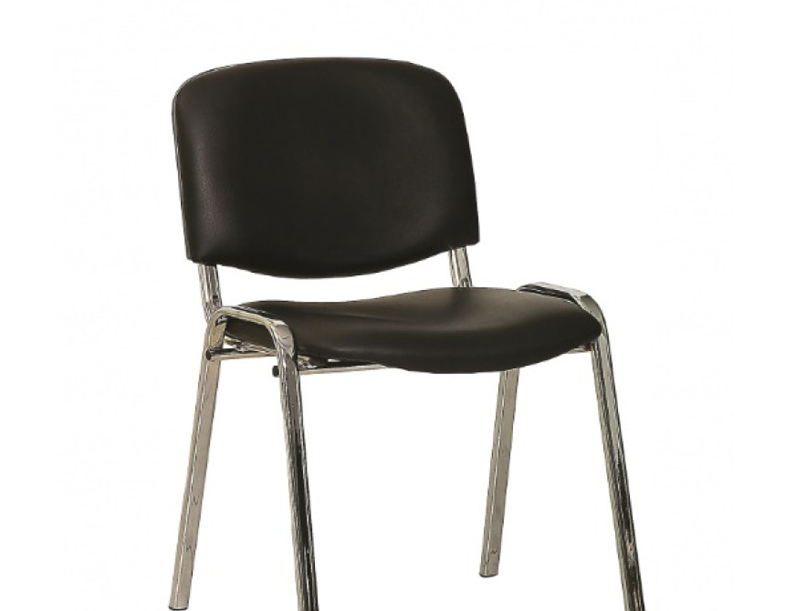Visitor Chair Iso/CR Μαύρη*