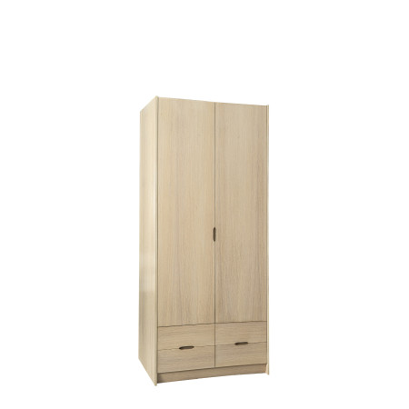 Wardrobe Tafta 100x55x240cm 2 doors-4 drawers*