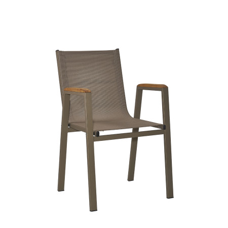 Montreal/W Cappuccino Armchair