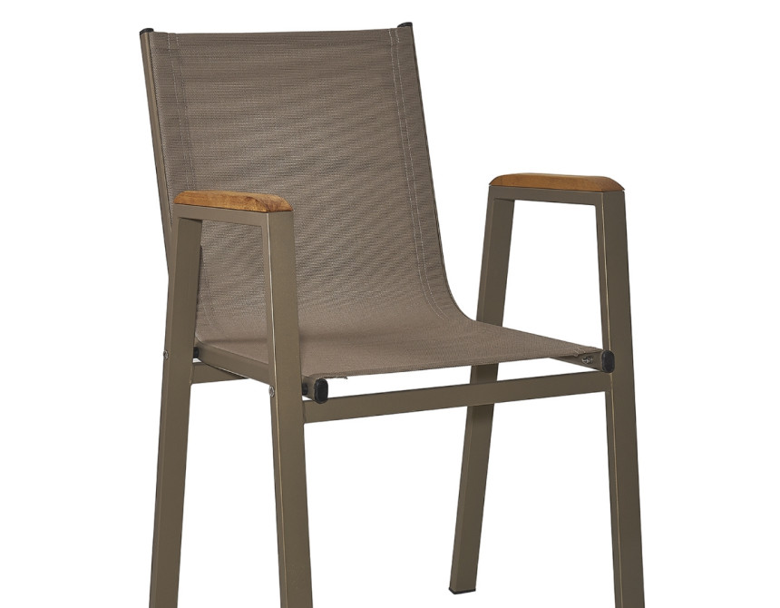 Montreal/W Cappuccino Armchair