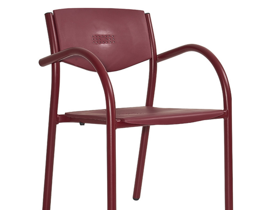 Orlando Bordeaux Armchair