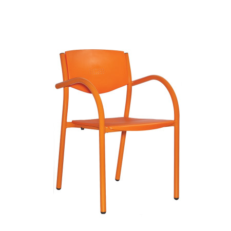 Orlando Orange Armchair
