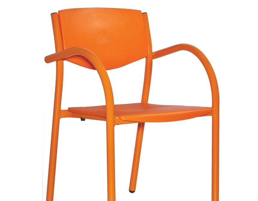 Orlando Orange Armchair