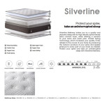 Silverline 90x200cm*, Mattress 30cm